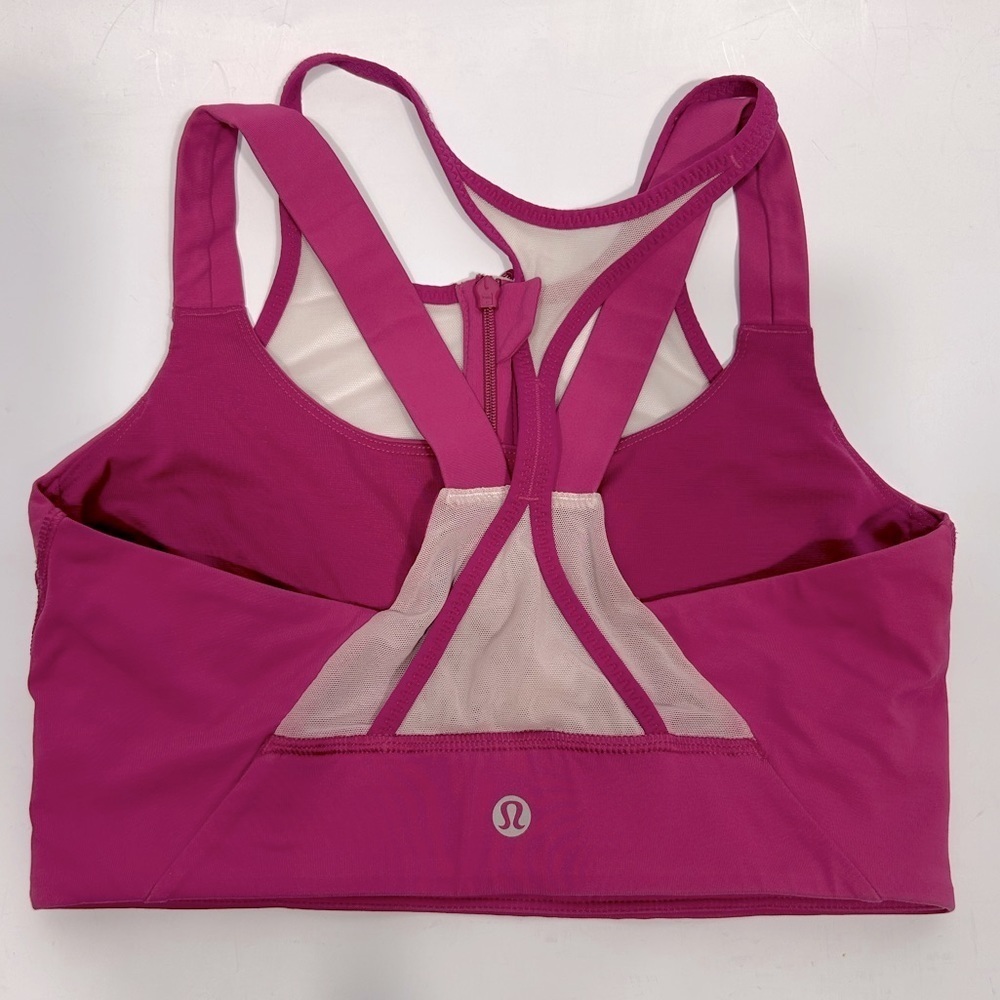Lululemon Raspberry Ready, Set, Sweat Bra Pink Si… - image 5